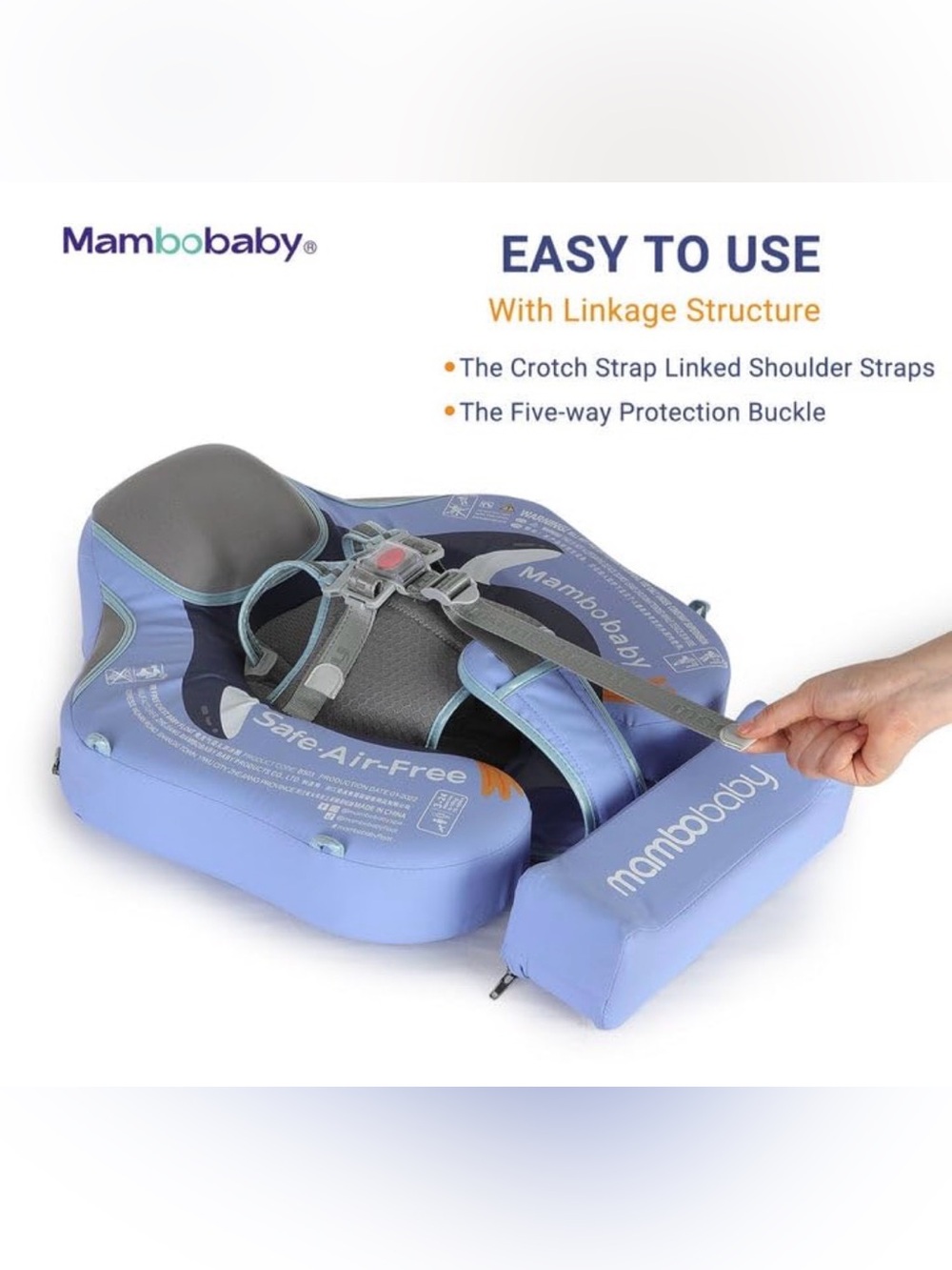 Mambobaby Infant Float - Light Purple/Gray